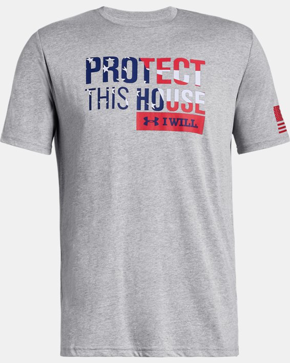 Men's UA Freedom PTH T-Shirt, Gray, pdpMainDesktop image number 4